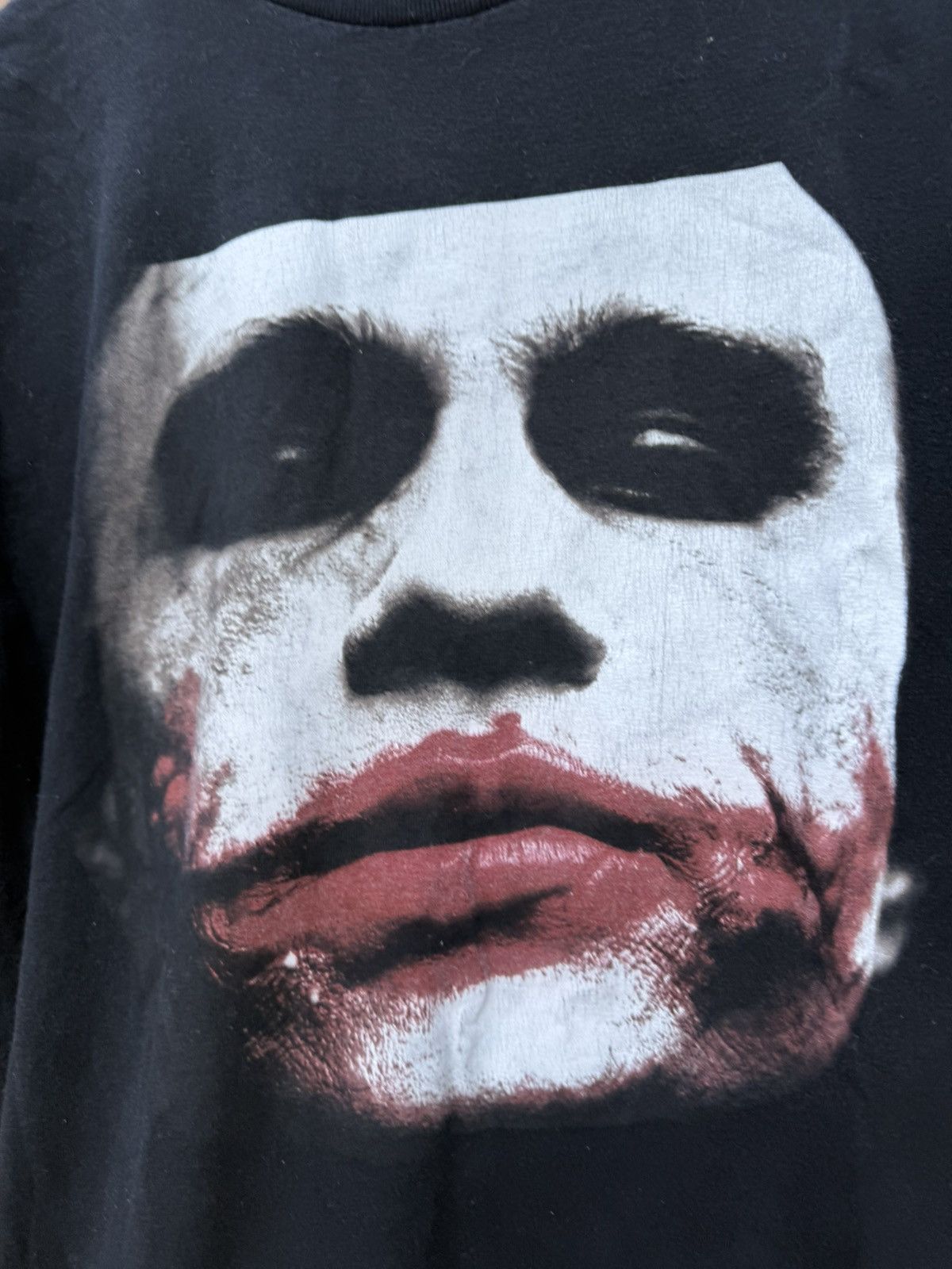 Vintage THE DARK KNIGHT JOKRR HEATH LEDGER 2008 VINTAGE T SHIRT Size US M / EU 48-50 / 2 - 2 Thumbnail