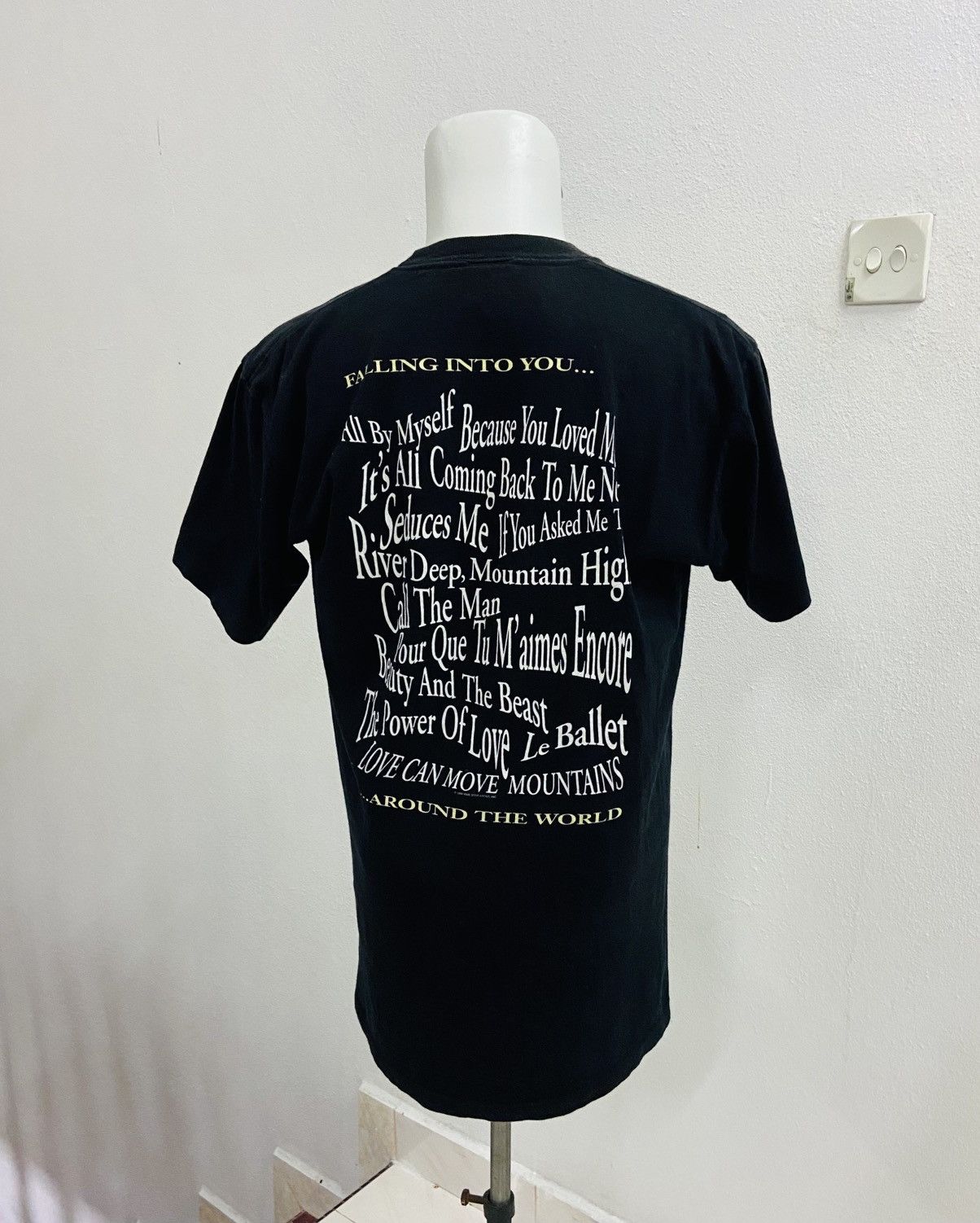 Other VINTAGE 90's CELINE DION TEE Size US L / EU 52-54 / 3 - 6 Thumbnail