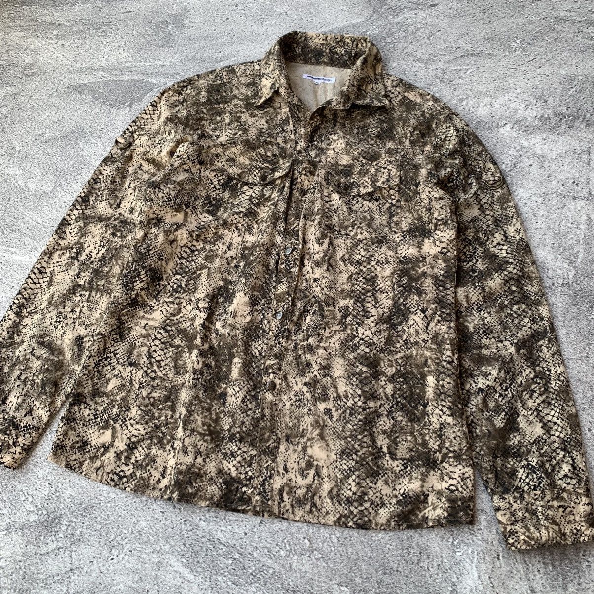 Japanese Brand Semantic Design Snake skin Pattern shirts Size US L / EU 52-54 / 3 - 3 Thumbnail