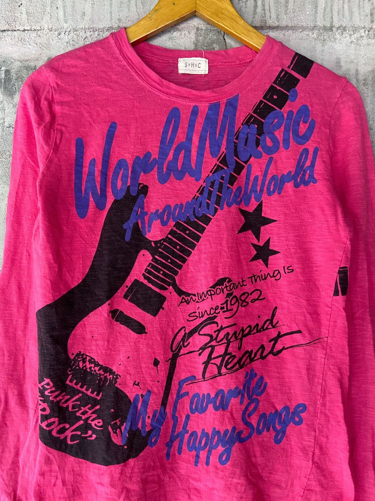 Beauty Beast × Hysteric Glamour × Japanese Brand WORLD MUSIC AROUND THE WORLD LONG SLEEVE Size US S / EU 44-46 / 1 - 3 Thumbnail