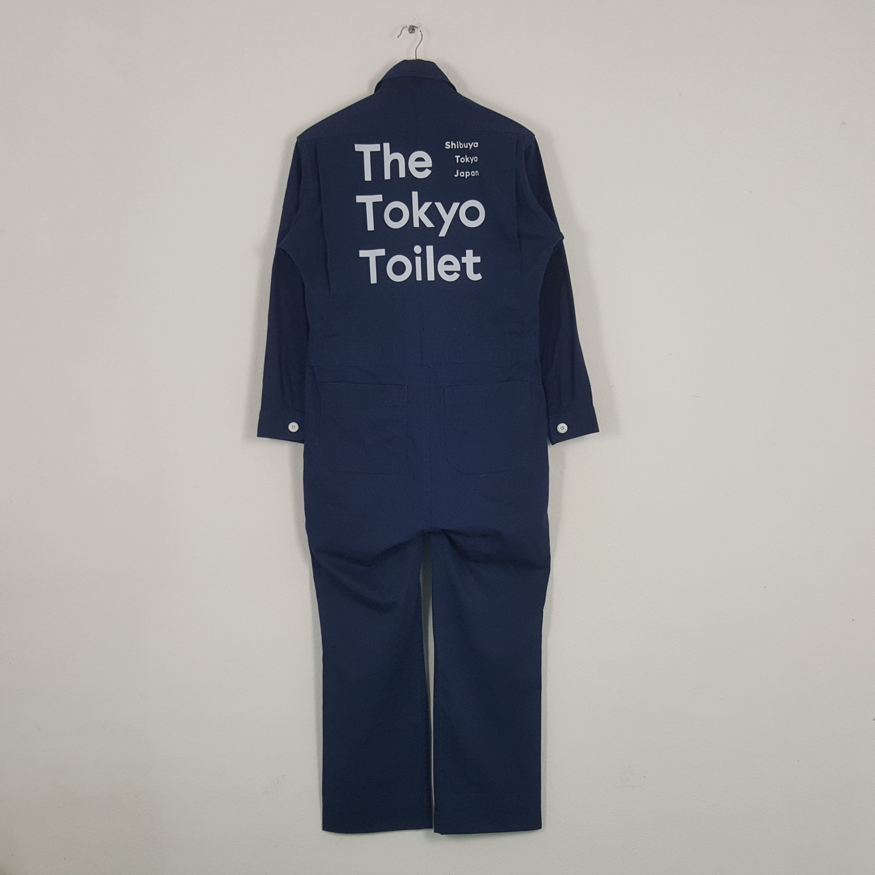 Japanese Brand × Vintage Vintage The Tokyo Toilet Japanese Custom Coverall Jacket Size US M / EU 48-50 / 2 - 1 Thumbnail