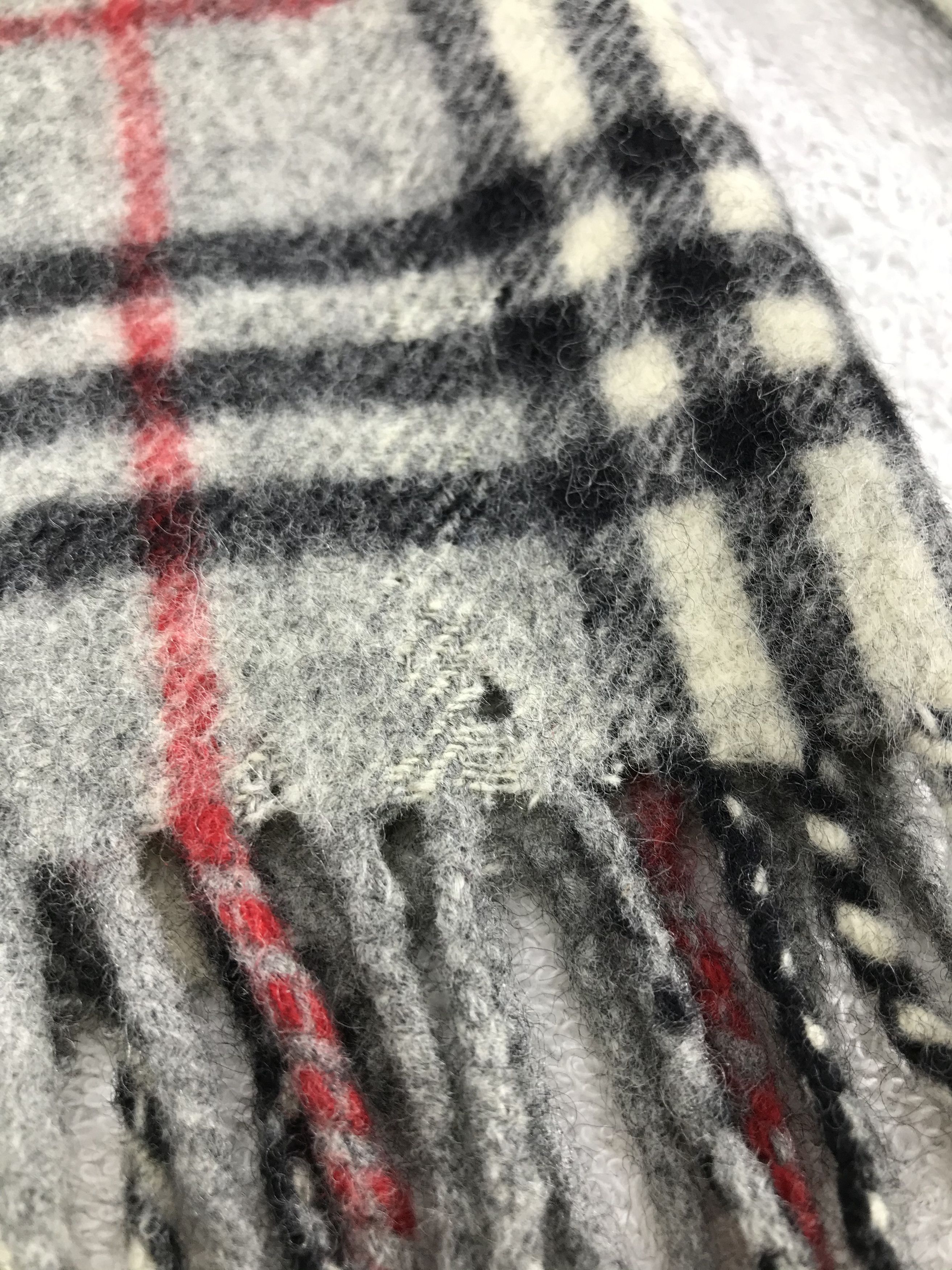 Burberry × Vintage Burberry Scarf / Muffler / Neckwear - WW1408 Size ONE SIZE - 2 Thumbnail