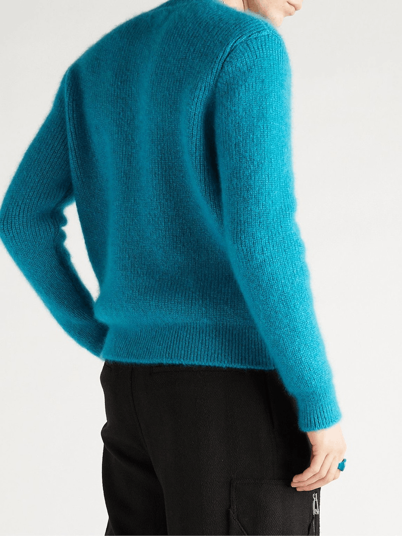 Bottega Veneta Bottega Veneta Ribbed Mohair-Blend Crewneck Knit Size US S / EU 44-46 / 1 - 2 Thumbnail