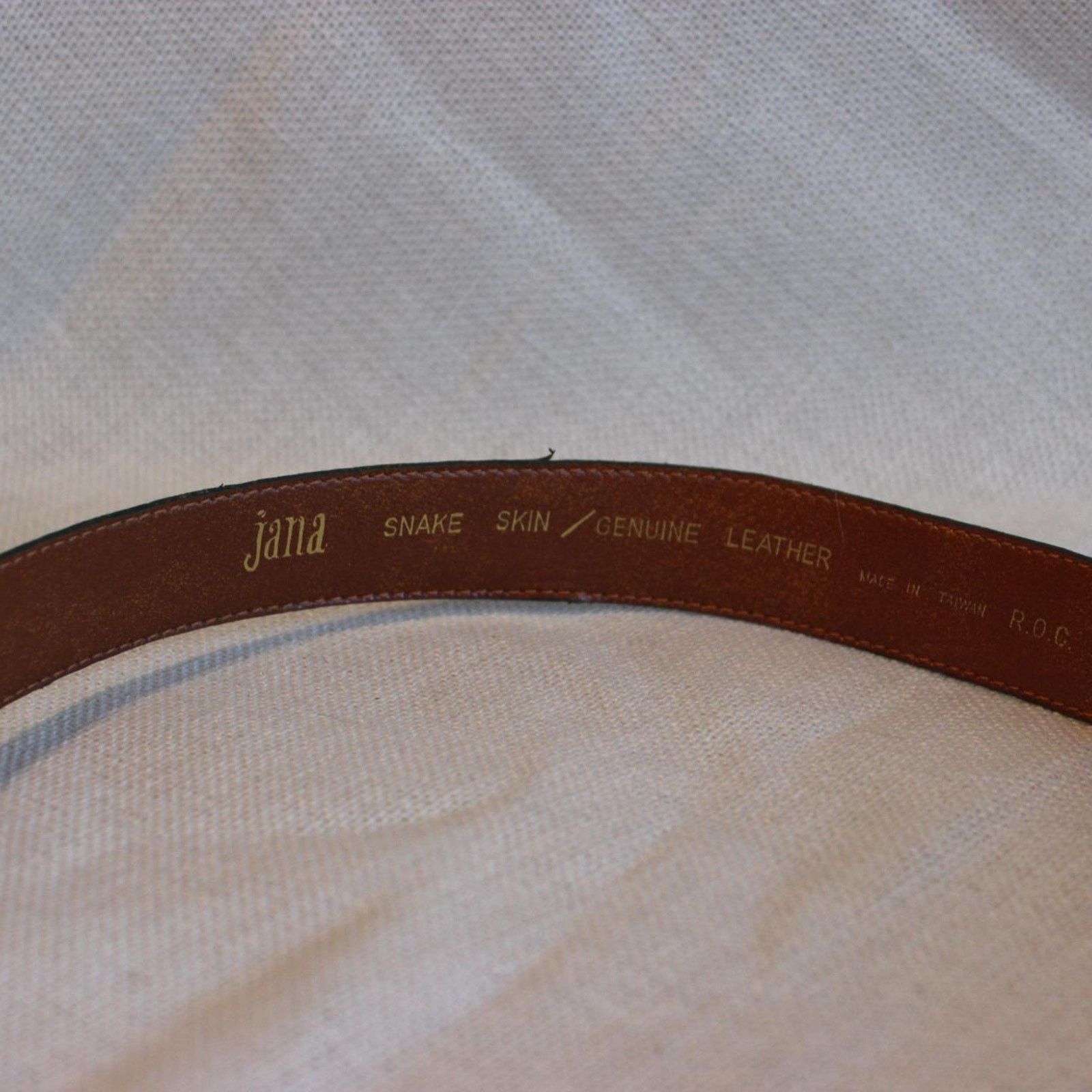 Other Emerald Green Snakeskin Belt Size ONE SIZE - 3 Thumbnail