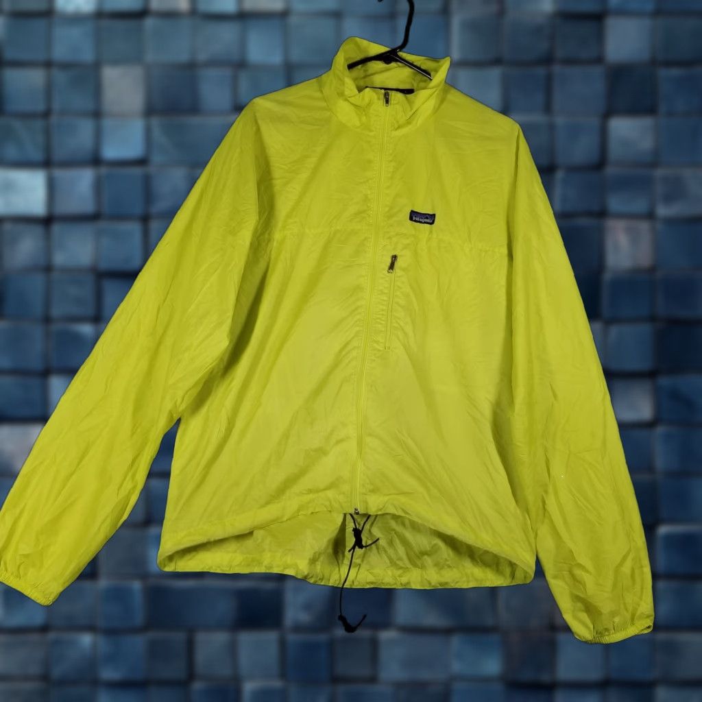 Patagonia Patagonia Velocity Shell Windbreaker Jacket Womens Large Zip Light Neon Running Size L / US 10 / IT 46 - 1 Thumbnail