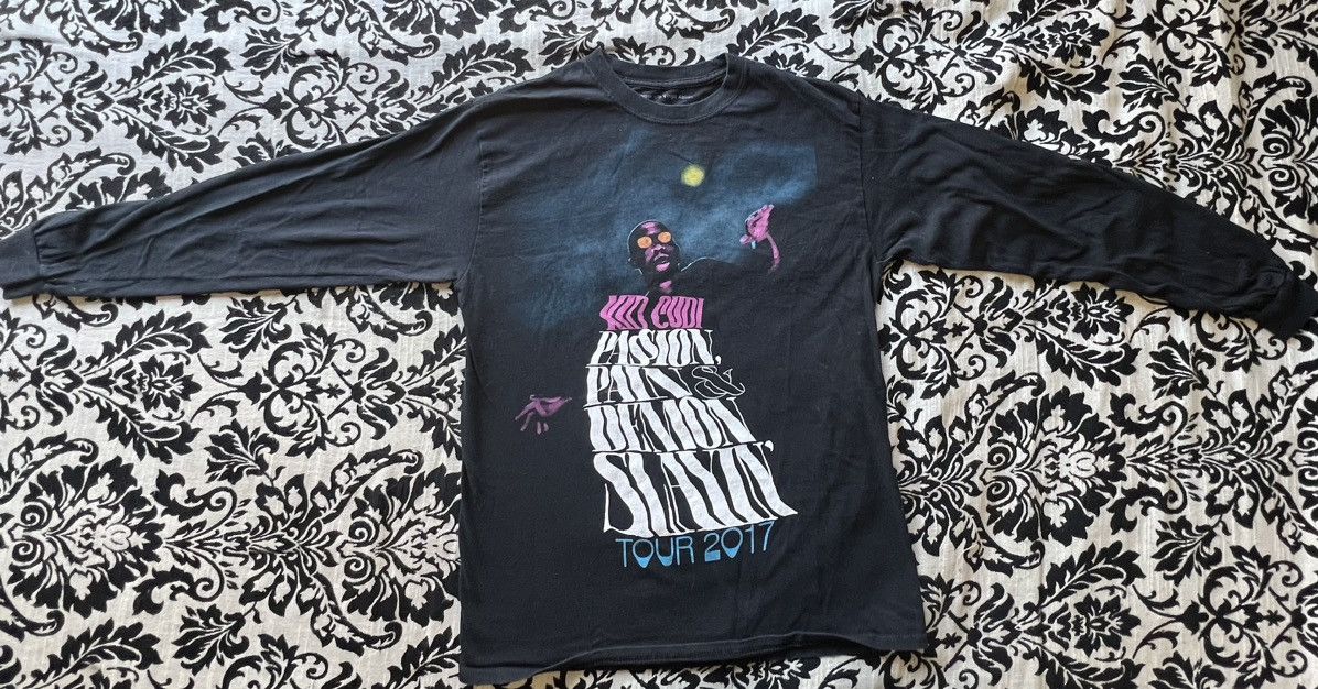 Kid Cudi × Virgil Abloh Kid Cudi Passion Pain Demon Slayin Tour Tee Size US M / EU 48-50 / 2 - 1 Thumbnail