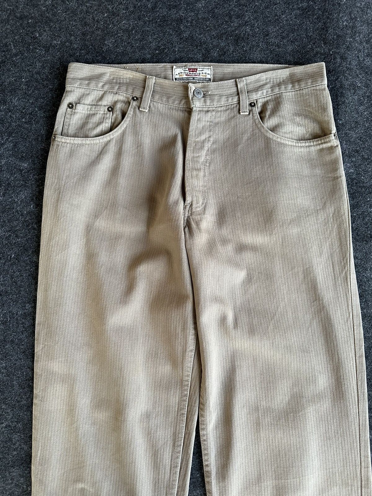 Levi's Limited Levis 443 Italy Brown Vintage Denim D519 Size US 32 / EU 48 - 2 Thumbnail