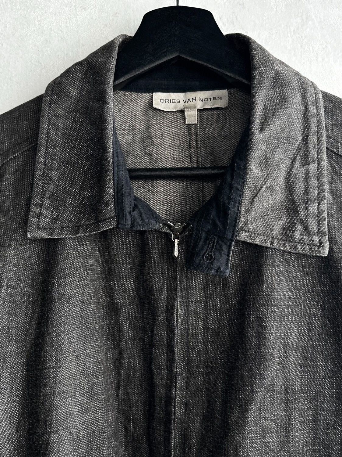 Sz 50 Dries Van Noten Denim Work Jacket-2505