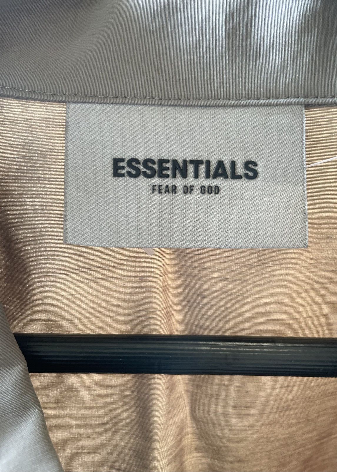 Fear of God Fear of God Essentials Coach Jacket Taupe Size US XL / EU 56 / 4 - 3 Thumbnail