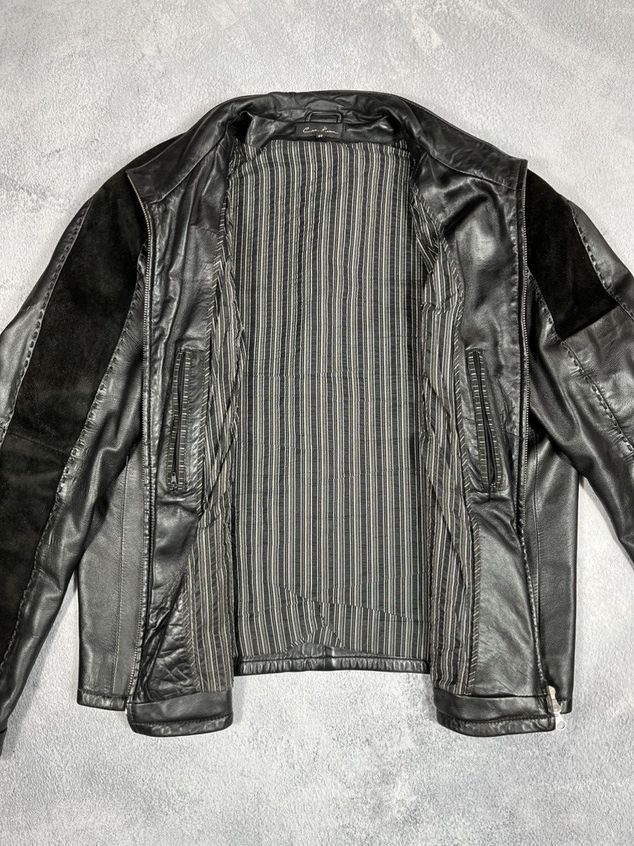 Vintage Vintage 90s Leather zip Jacket biker streetwear style Size US M / EU 48-50 / 2 - 2 Thumbnail