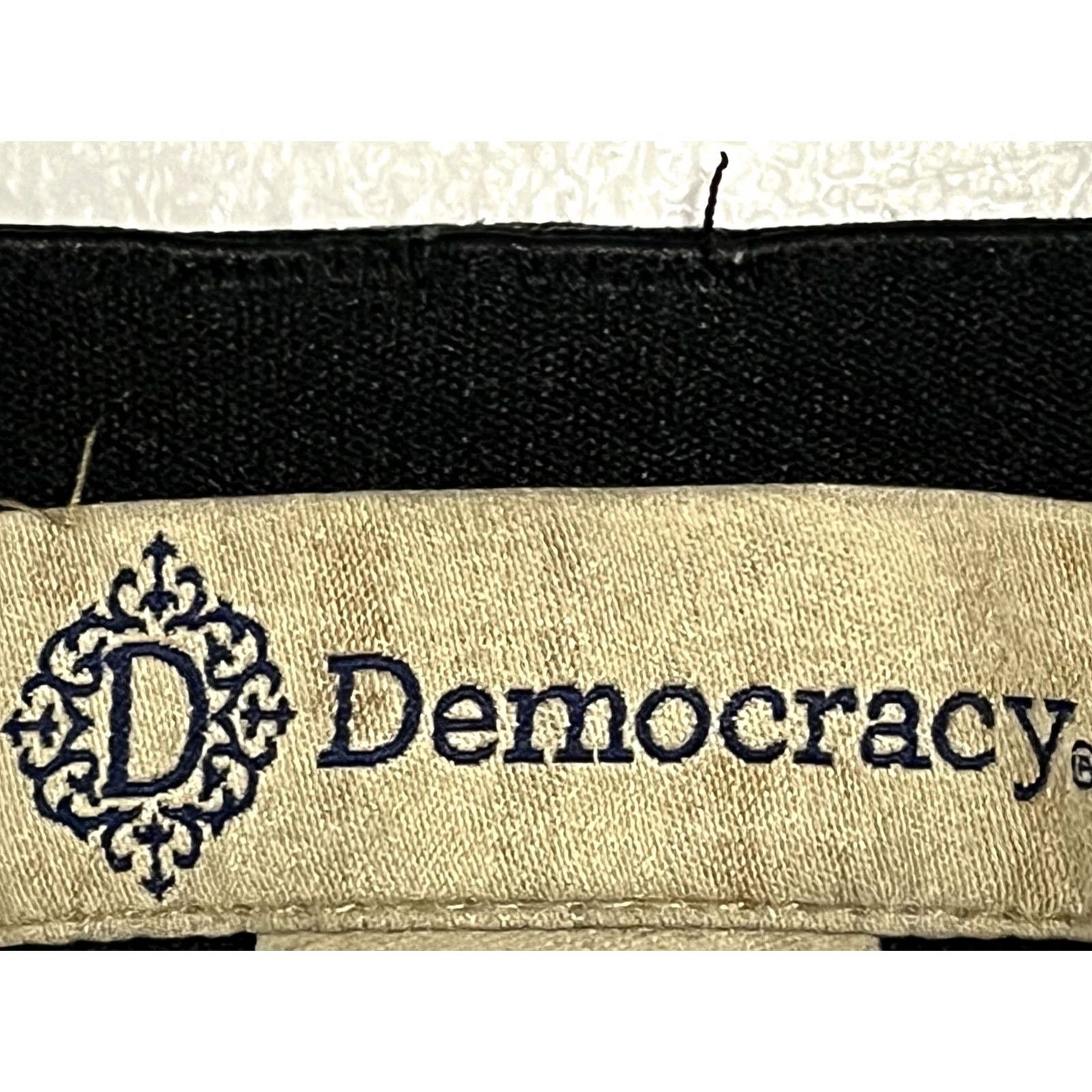 Vintage Democracy Jeans Womens 16W Black Slim Plus Denim 5-Pocket Stretch Size 38" / US 16 / IT 52 - 7 Thumbnail