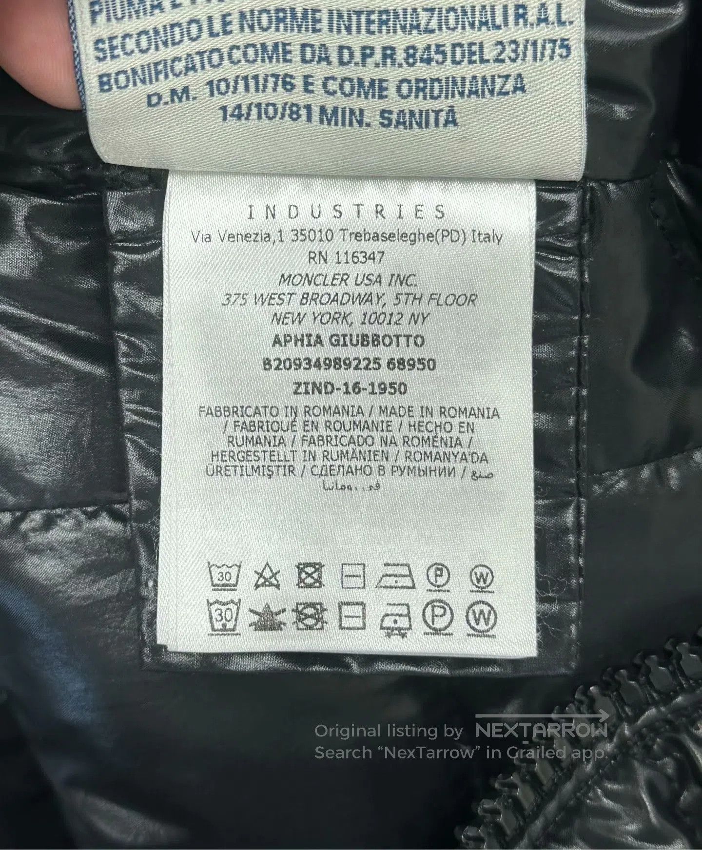 Moncler Moncler Black Zip-Up Hooded Long Down Jacket| Size US XS / EU 42 / 0 - 5 Thumbnail