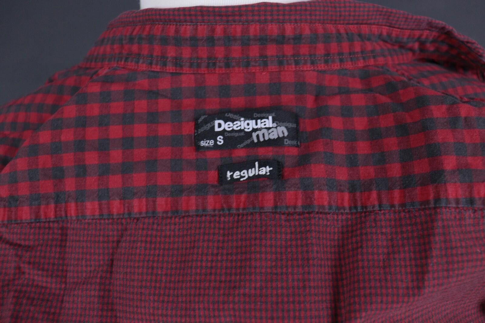 Desigual Desigual Regular Fit Red Check Button Down Shirt Size S Size US S / EU 44-46 / 1 - 10 Thumbnail
