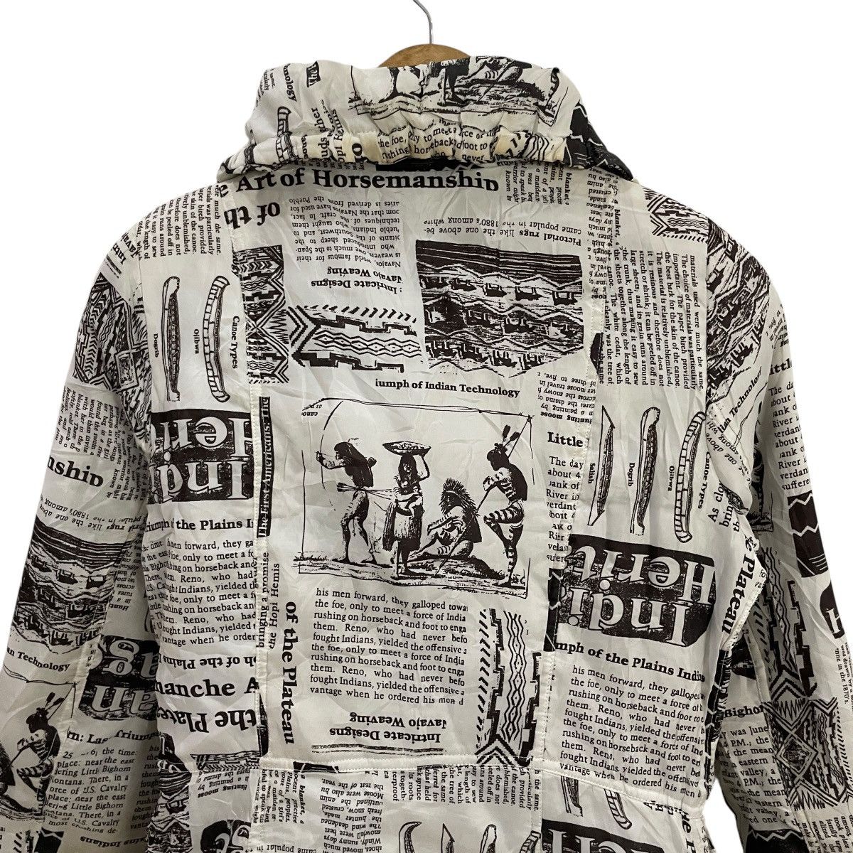 Japanese Brand Vintage Jully Newspaper Motive Jacket Size M / US 6-8 / IT 42-44 - 8 Thumbnail