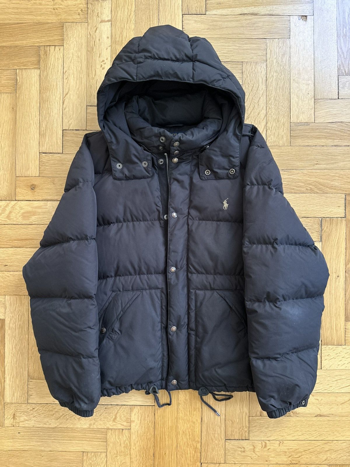 Polo Ralph Lauren Polo Ralph Lauren Vintage Rare Cropped Down Puffer Jacket Size US L / EU 52-54 / 3 - 9 Thumbnail
