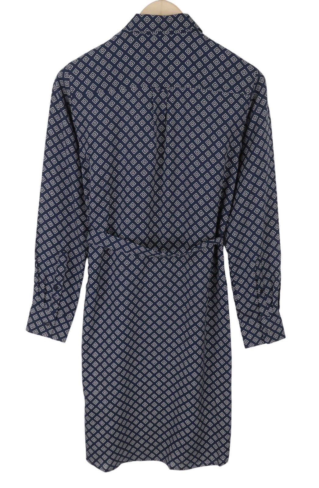 Gant ICON WEAVE SHIRT EU34 Marine Belted Dress 87730 Size XS / US 0-2 / IT 36-38 - 2 Thumbnail