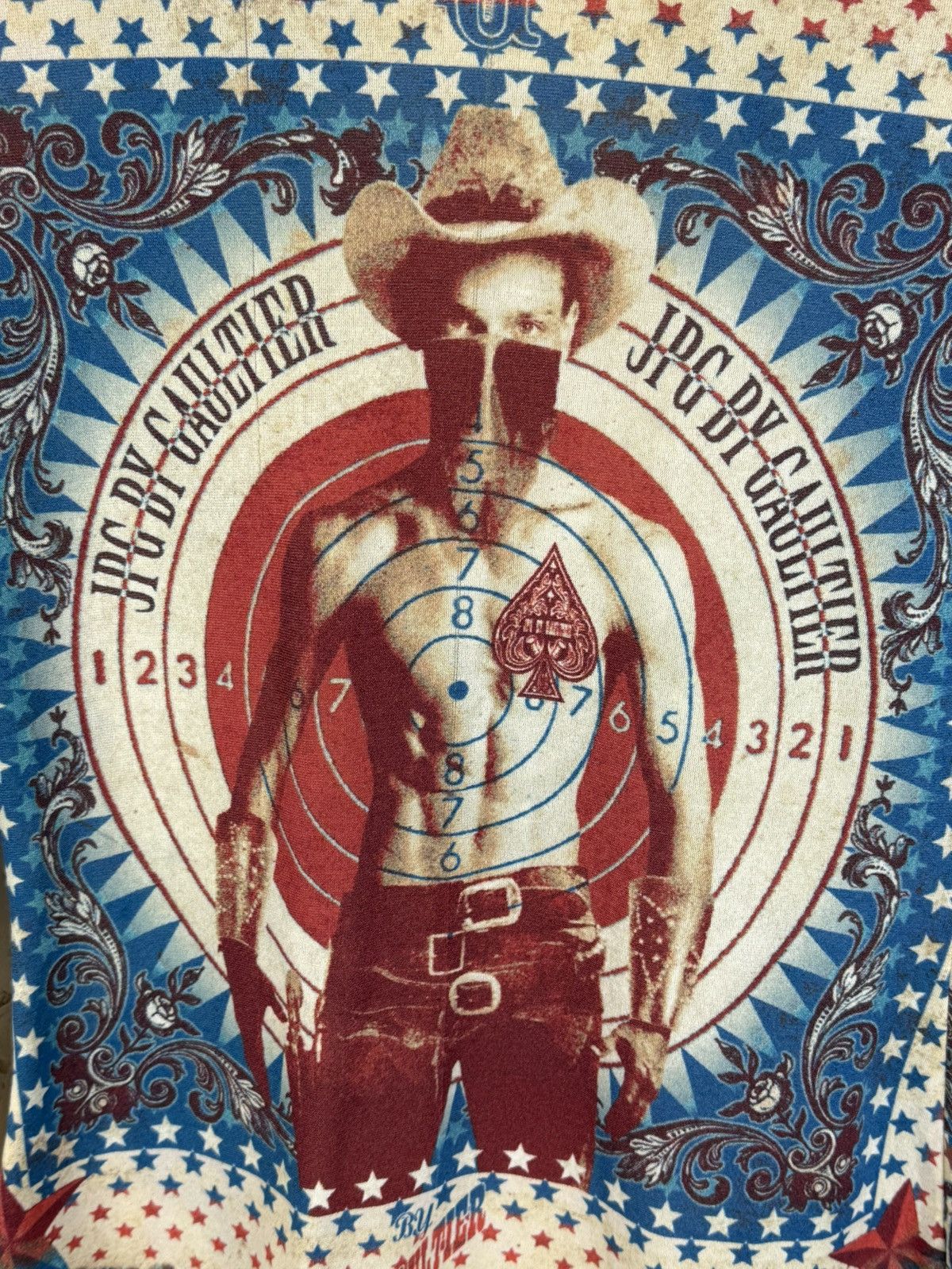 Jean Paul Gaultier 90s JPG Jean Paul Gaultier Cow-Boy Target Long Sleeve Top Size M / US 6-8 / IT 42-44 - 2 Thumbnail