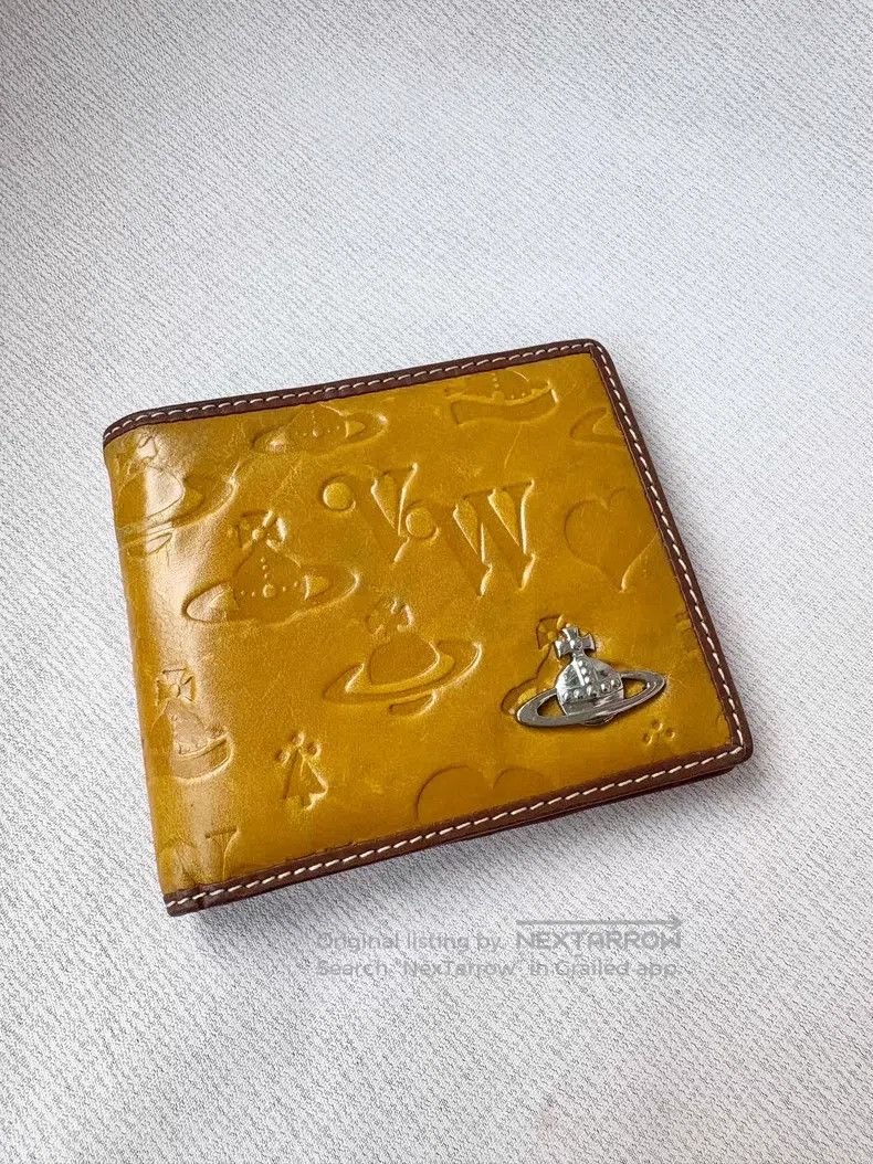 Vivienne Westwood Vivienne Westwood Vintage brownish-yellow Saturn full prin Size ONE SIZE - 1 Thumbnail