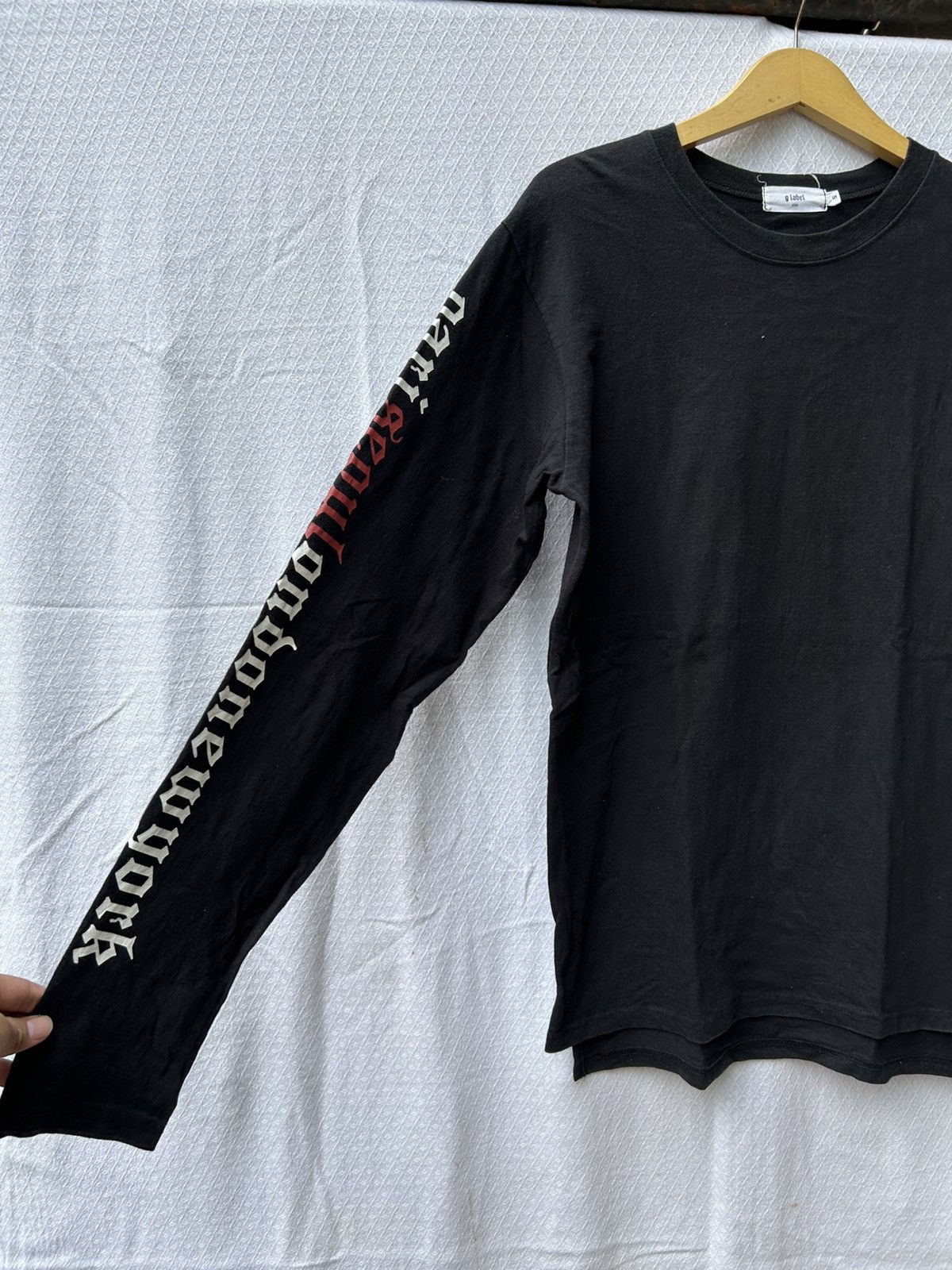 20471120 × Beauty Beast × Japanese Brand G Label Seditionaries Poem Longsleeve Shirt Size US L / EU 52-54 / 3 - 5 Thumbnail