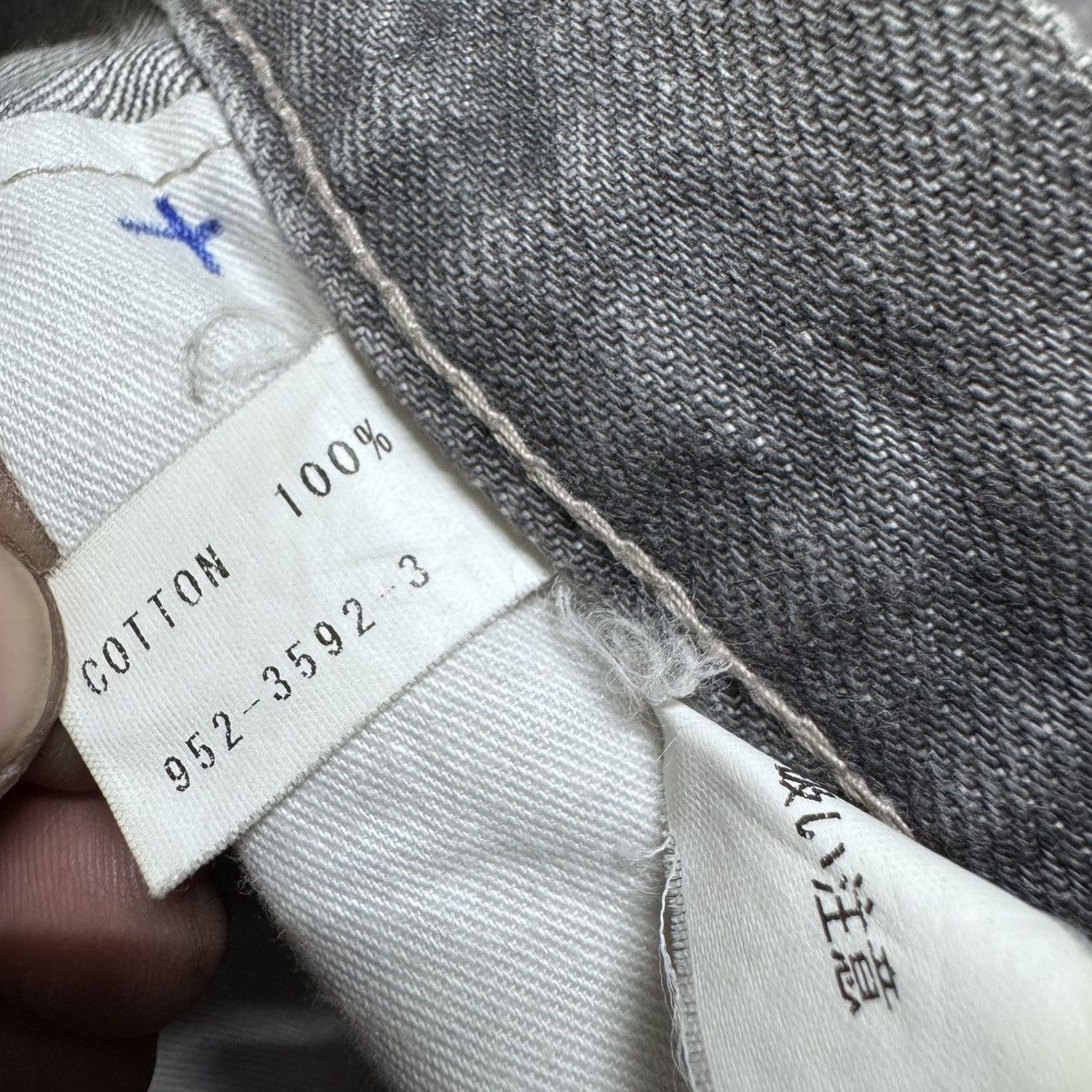 L7 Real Hip L7 Real Hip Grey Denim Flare Jeans Hedi Slimane Size US 32 / EU 48 - 20 Thumbnail