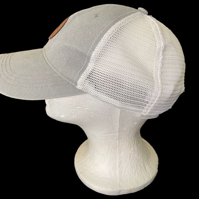 Tommy Bahama hat cap adjustable baseball trucker dad tan mesh