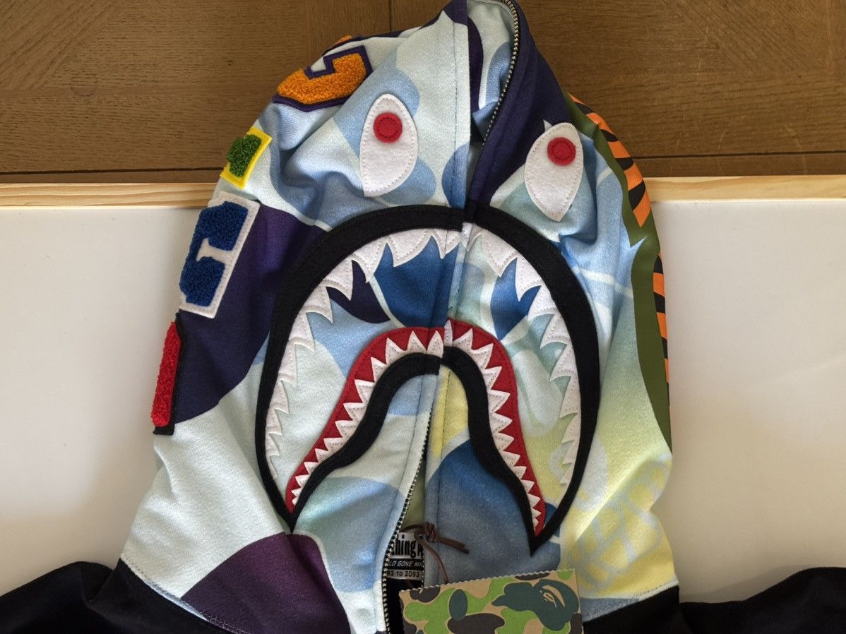 Bape Authentic ape bape x BAYC relaxed fit shark full zip hoodie Size US M / EU 48-50 / 2 - 3 Thumbnail