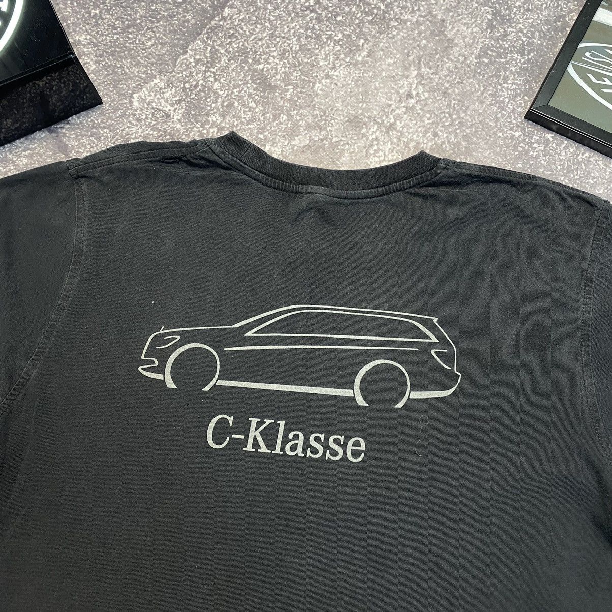 Mercedes-Benz Vintage Mercedes Benz C-Klasse Big Logo faded tee Size US S / EU 44-46 / 1 - 12 Thumbnail