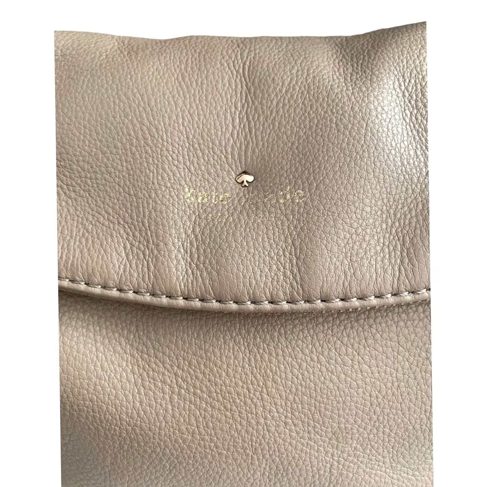 Vintage Kate Spade Cobble Hill Leslie Bag Leather Satchel/Top Handle Gray Small Womens Bag Size ONE SIZE - 7 Thumbnail