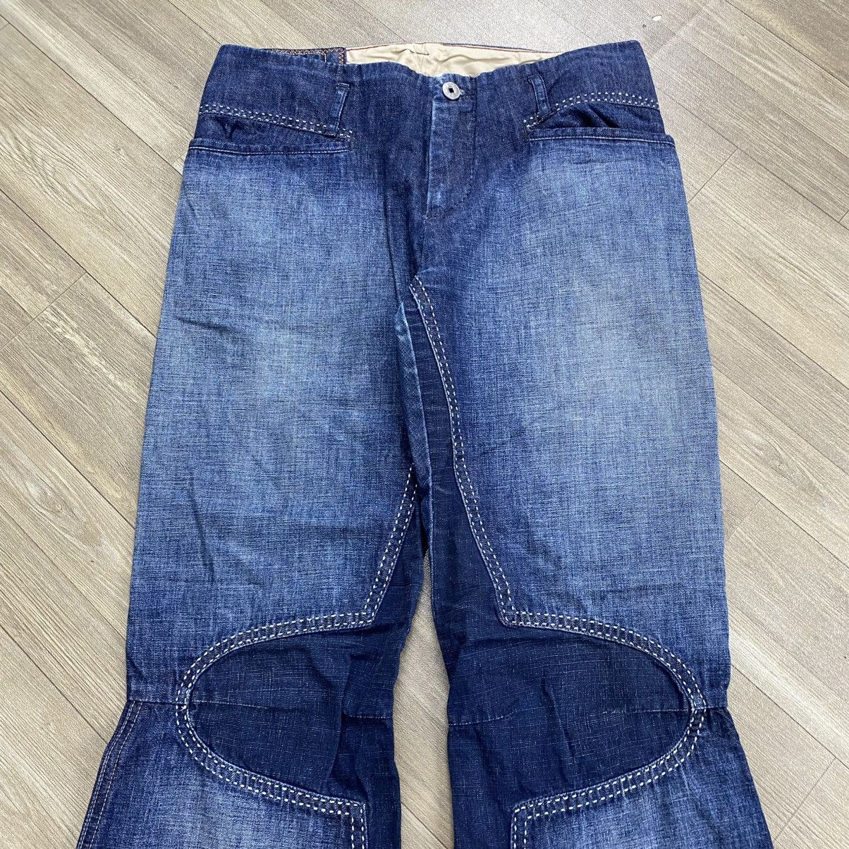 Marithe + Francois Girbaud Vintage Marithe Francois Girbaud Lgb Style Flared Jeans Y2K Size US 30 / EU 46 - 4 Thumbnail
