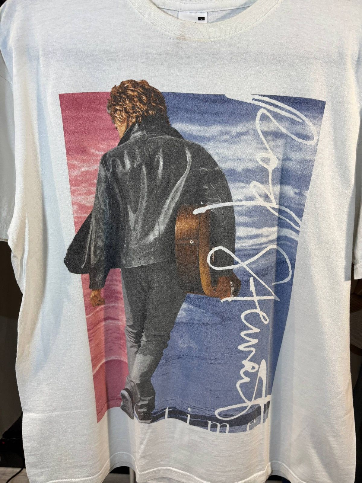Band Tees Rod Stewart 2013 Tour T-shirt Size:L Size US L / EU 52-54 / 3 - 7 Thumbnail