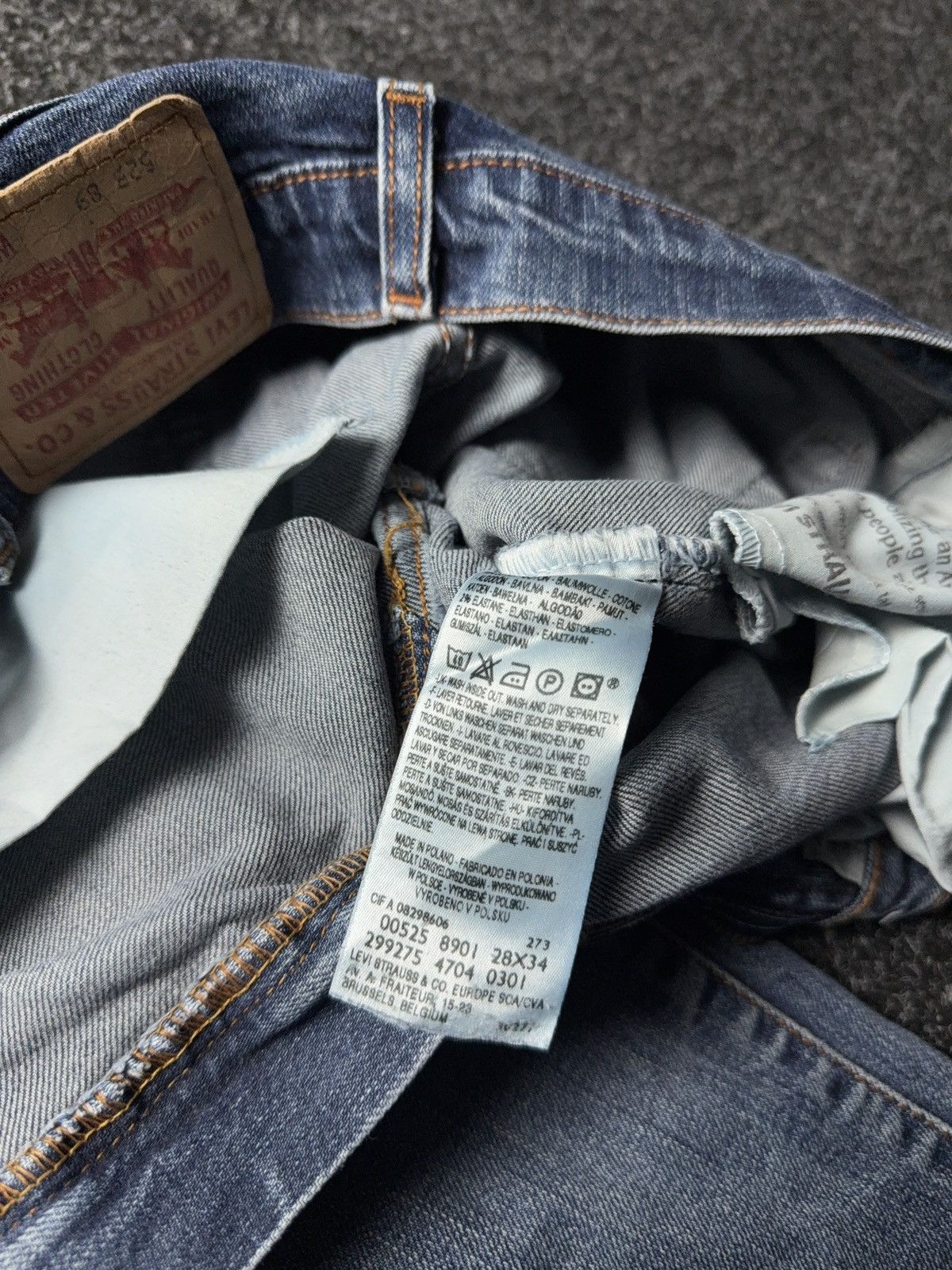 Levi's 00s Y2K Levi’s 525 Bootcut Retro Women’s Vintage Jeans Size 27" / US 4 / IT 40 - 9 Thumbnail