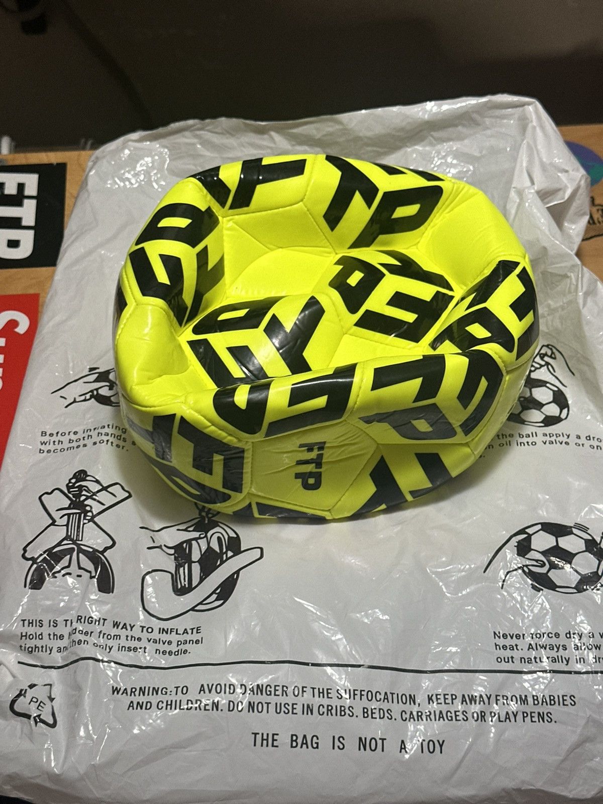 Fuck The Population FTP Soccer ball Size ONE SIZE - 2 Thumbnail