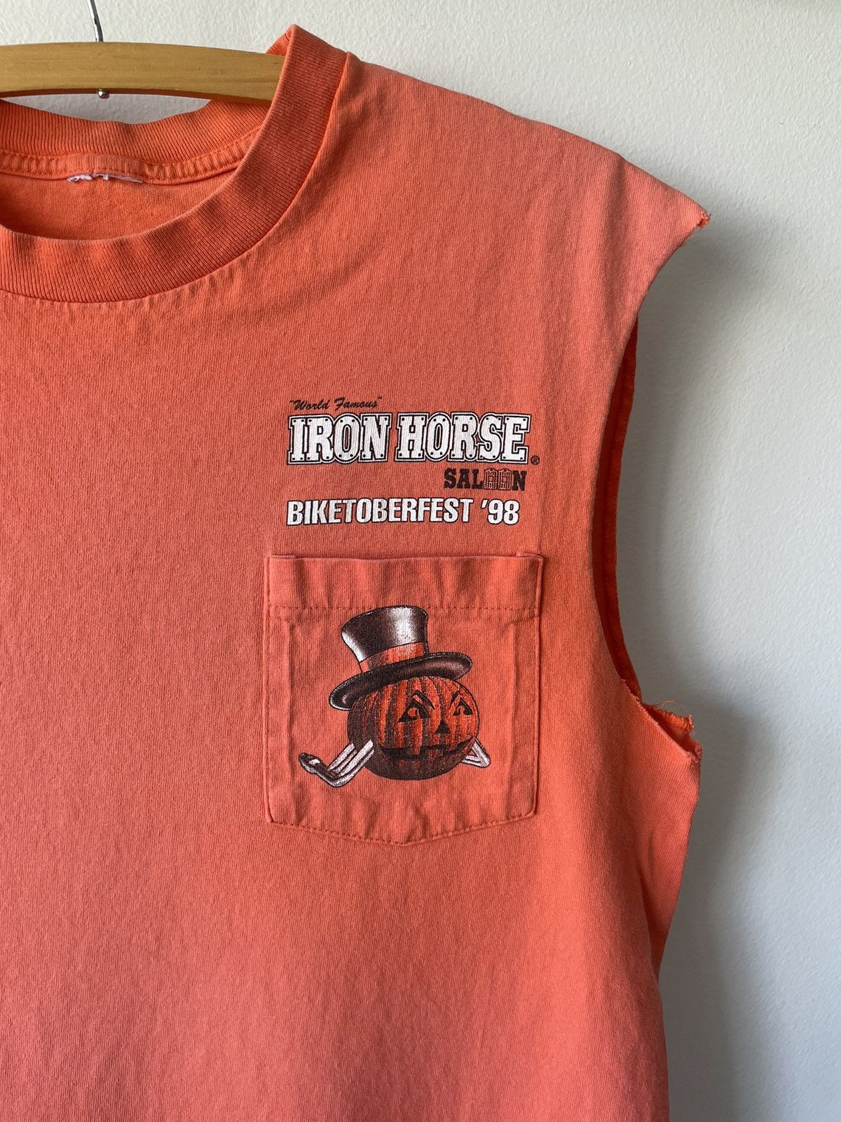 Vintage Vintage Sleeveless Iron Horse Saloon Biketoberfest tee Size US M / EU 48-50 / 2 - 8 Thumbnail