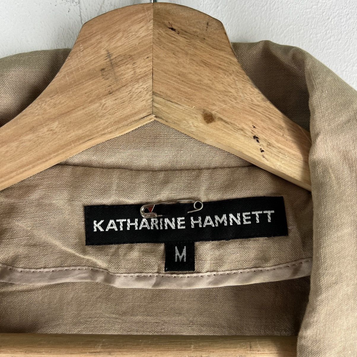 Japanese Brand 🔥BIKER JACKET DOUBLE BREAST KATHARINE HAMNETT Size US M / EU 48-50 / 2 - 9 Thumbnail