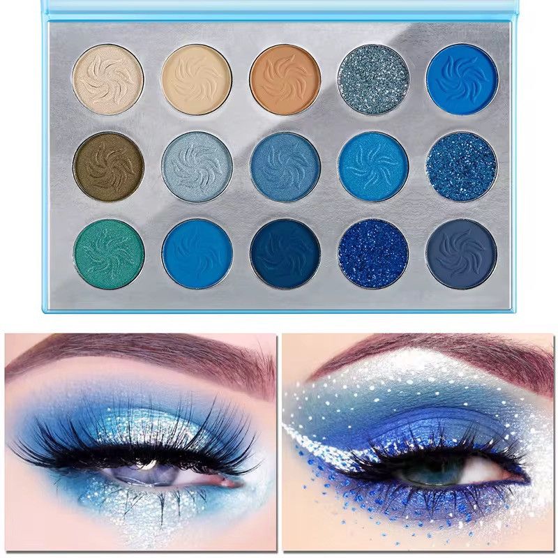 Other 15 Colors Eyeshadow Palette High Pigmented Cheap Nude Vegan Size ONE SIZE - 4 Thumbnail