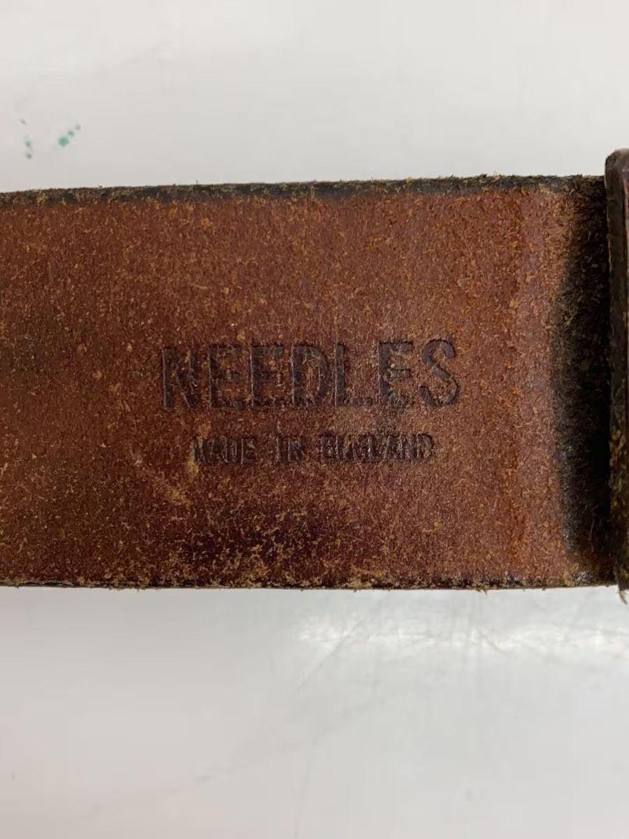 Needles Quick Release Buckle Studded Leather Belt Size ONE SIZE - 6 Thumbnail