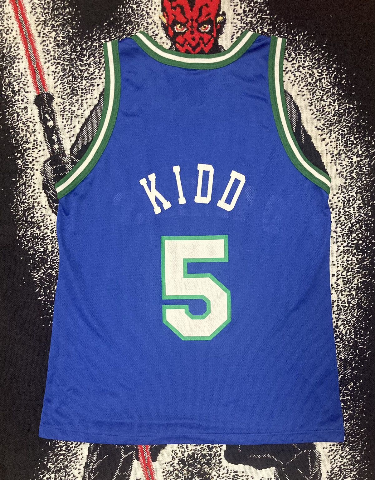 Vintage 90’s Dallas Mavericks Jason Kidd NBA Jersey Champion