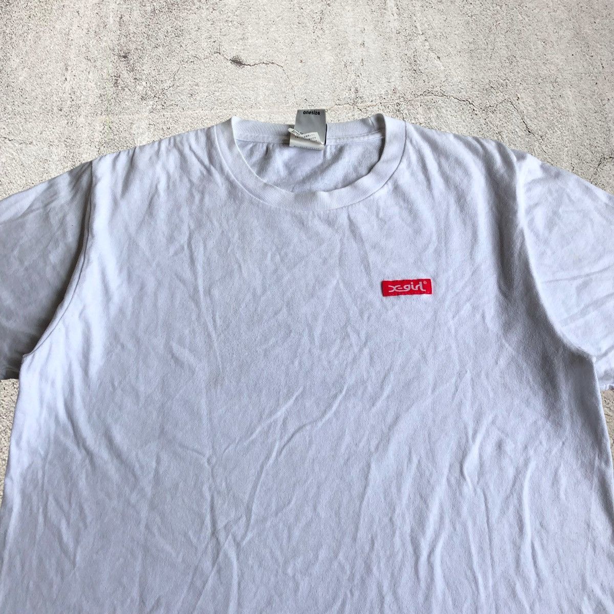 Japanese Brand 2000s X-girl Woman Face Logo HG Style T-shirt White Size US M / EU 48-50 / 2 - 5 Thumbnail
