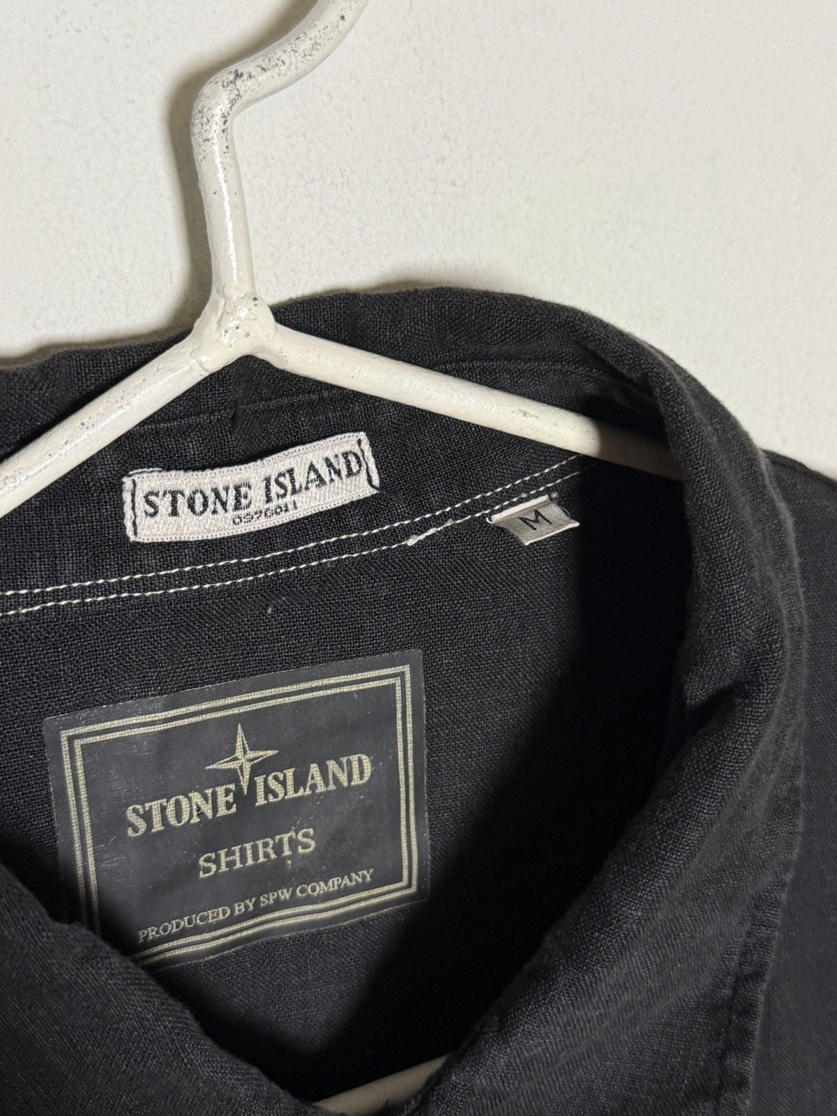 Stone Island stone island archive linen shirt Size US M / EU 48-50 / 2 - 6 Thumbnail