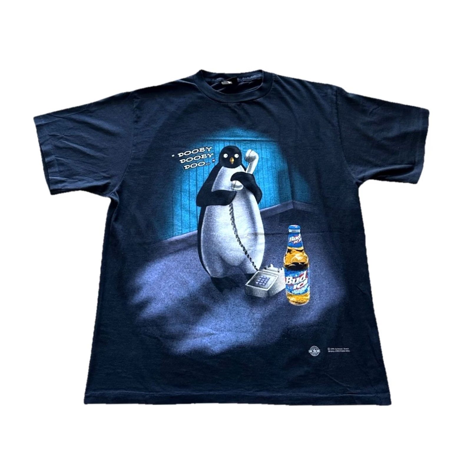 Changes VINTAGE Changes Shirt Mens XL Black Dooby Dooby Doo Beer Promo 90s Crew Neck Short Sleeve Graphic Print Cotton Mens T-Shirt Size US XL / EU 56 / 4 - 2 Thumbnail