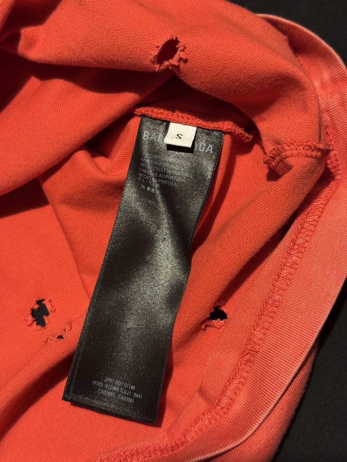 Balenciaga Balenciaga maison fondee t shirt red/pink Size US S / EU 44-46 / 1 - 8 Thumbnail