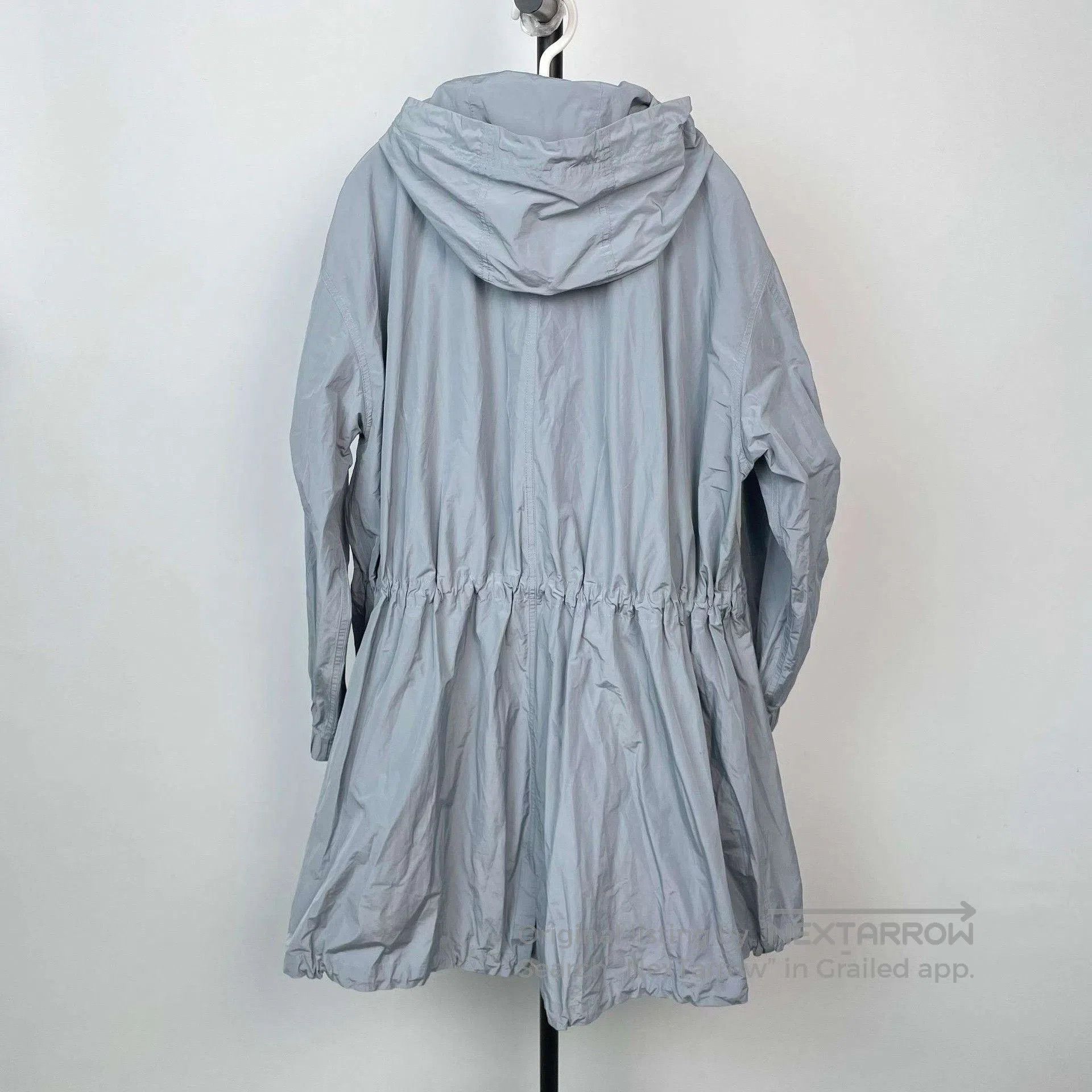 Brunello Cucinelli Brunello Cucinelli Light Blue Long Coat. Size M / US 6-8 / IT 42-44 - 2 Thumbnail