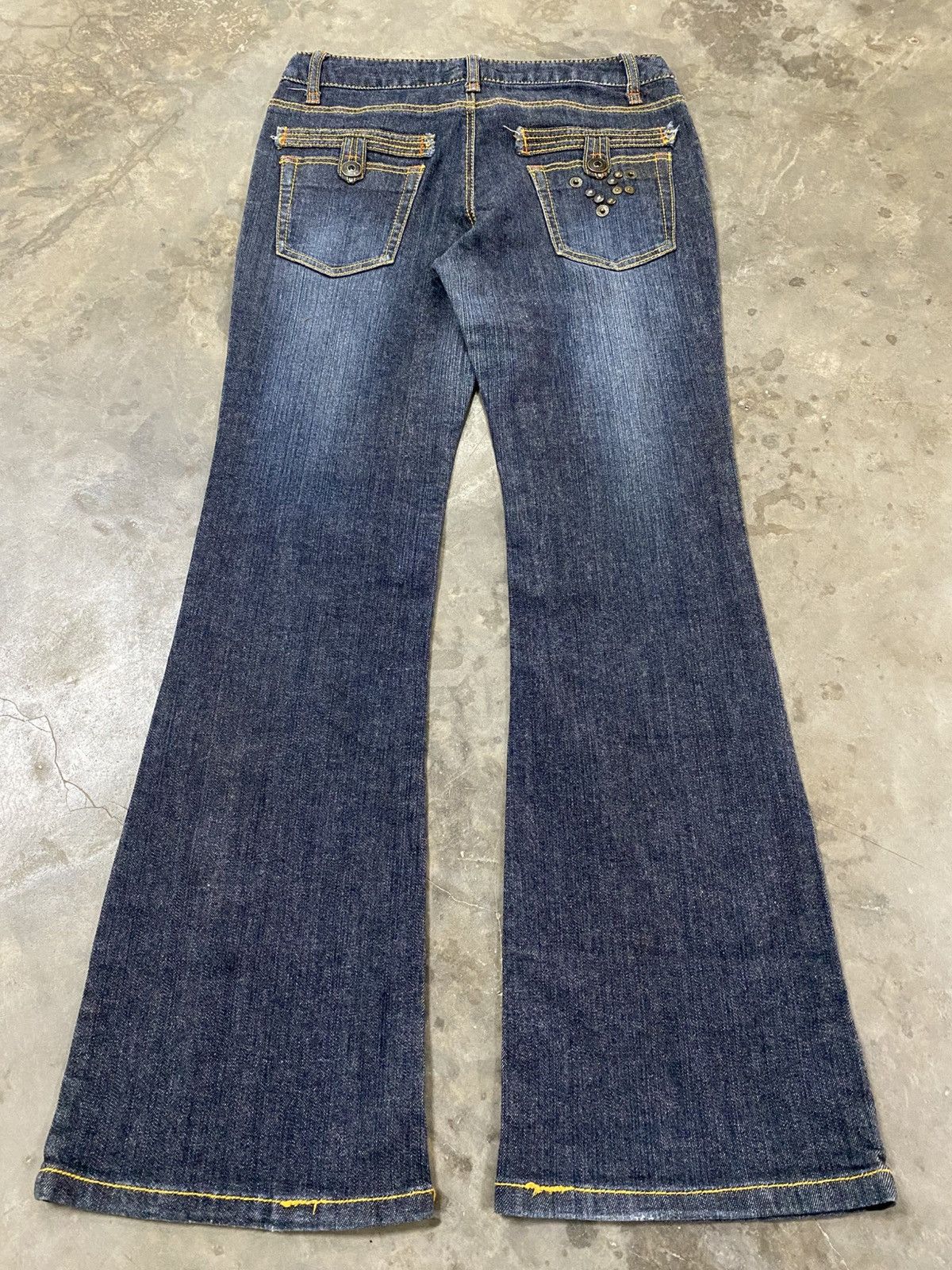 Hysteric Glamour × If Six Was Nine × Tornado Mart Flare Jeans Alpha Cubic Denim Flared @242 Size US 30 / EU 46 - 1 Thumbnail