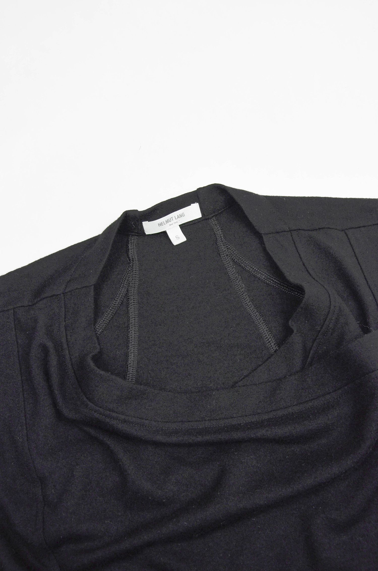 Helmut Lang Helmut Lang Draped Asymmetric Wool Cardigan - Size S Size US S / EU 44-46 / 1 - 8 Thumbnail