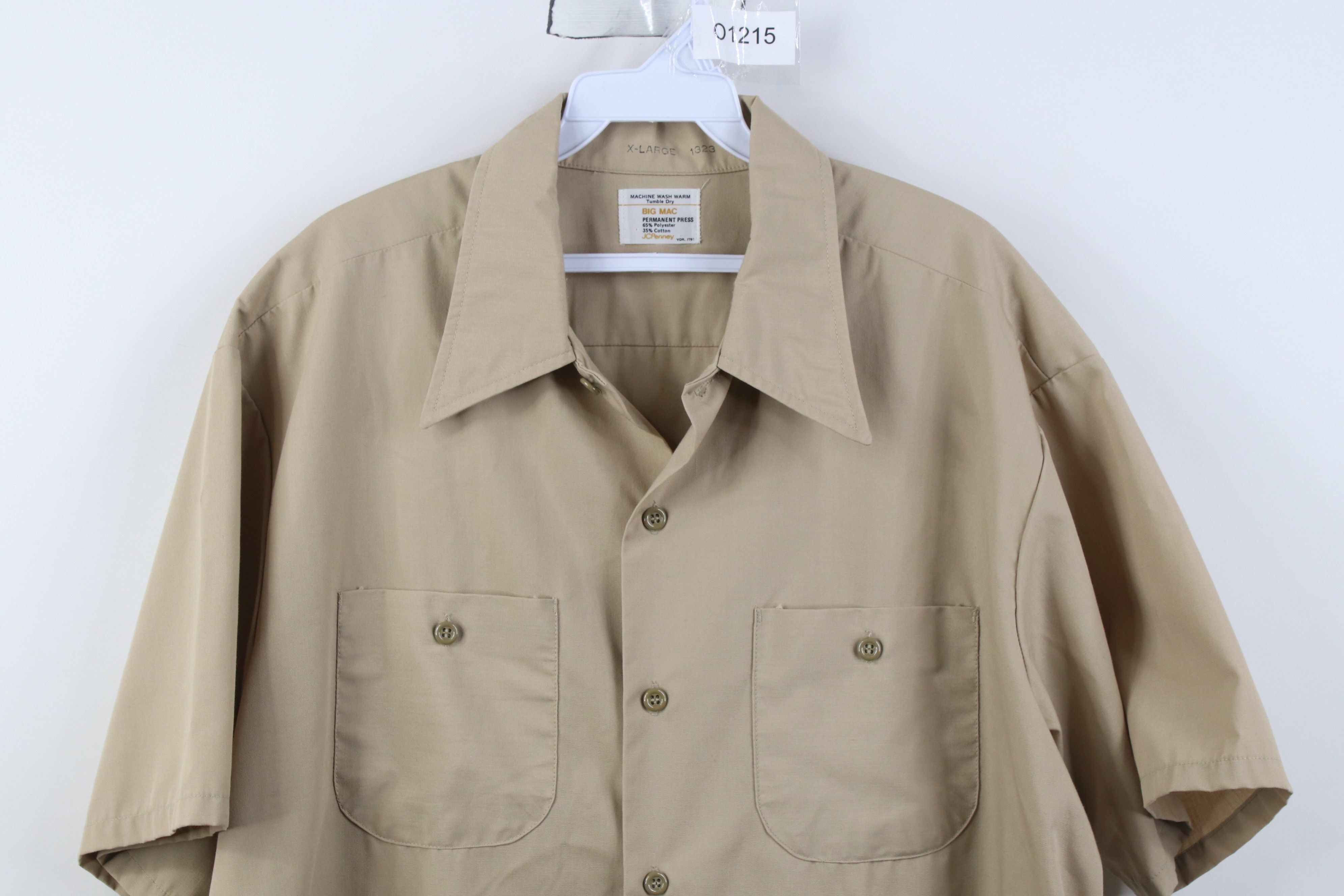 Vintage Vintage 60s 70s Big Mac Short Short Sleeve Collared Shirt Size US XL / EU 56 / 4 - 2 Thumbnail