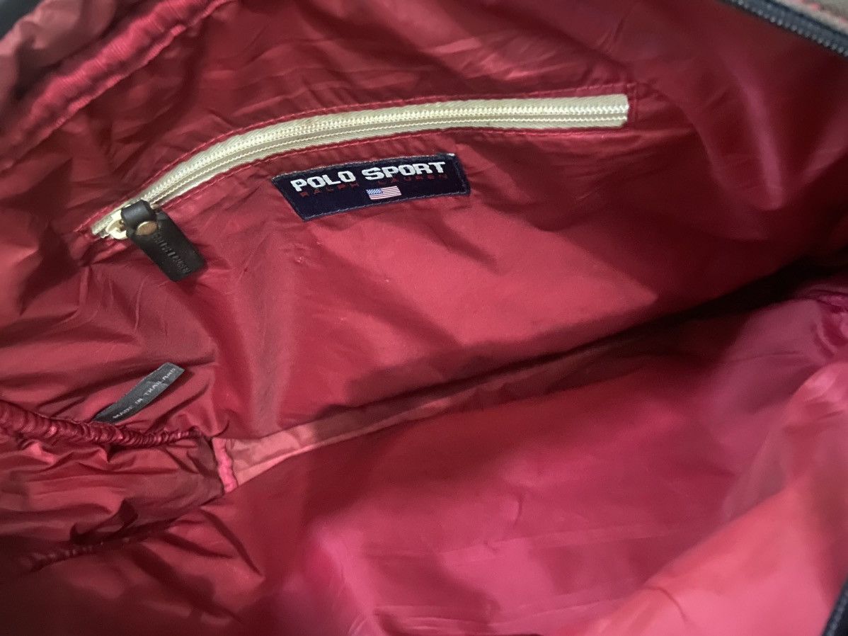 Polo Ralph Lauren Vintage 90’s Polo Sport Denim Grunge Utility Sling Bag Size ONE SIZE - 5 Thumbnail