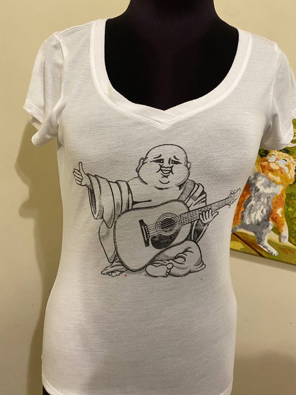 True Religion True Religion Designer T-Shirt Short Sleeve White Buddha Size S / US 4 / IT 40 - 4 Thumbnail