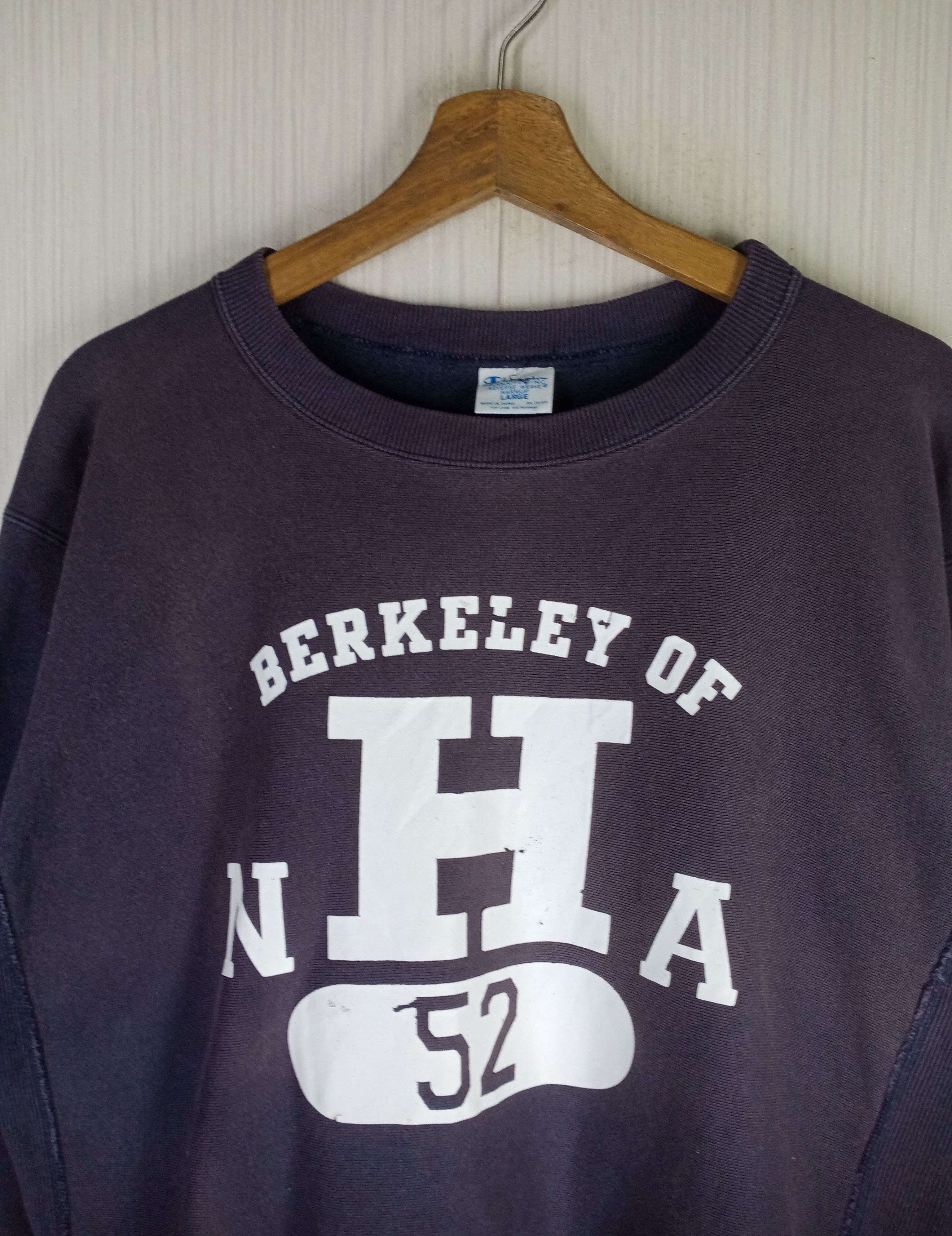 Champion 90s Champion Reverse Weave Berkeley Of NHA 52 Sweatshirt Size US L / EU 52-54 / 3 - 2 Thumbnail