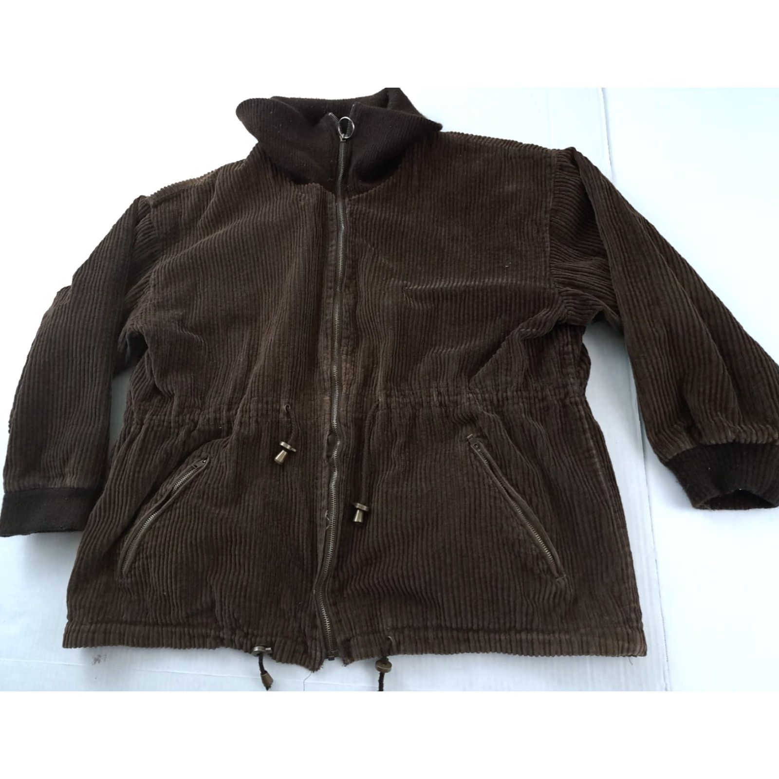 Vintage VINTAGE Corduroy Plaid Lined Brown Full Zip Jacket 2XL Parka Jacket Cotton Corduroy Unisex Adults Winter Fall Size US XXL / EU 58 / 5 - 6 Thumbnail