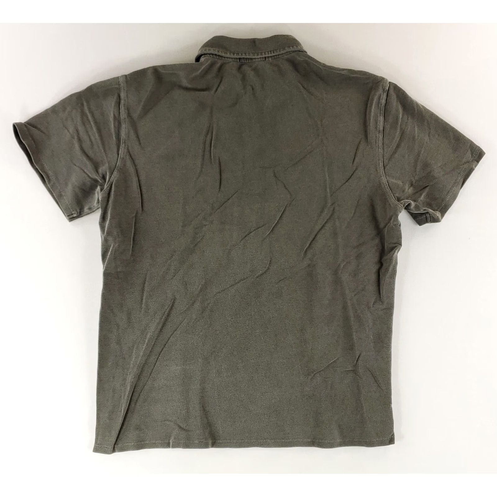 Buck Mason Buck Mason Polo Shirt Pique Short Sleeve Made USA Gray Mens M Size US M / EU 48-50 / 2 - 3 Thumbnail